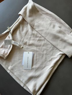 Commense Cream Off-Shoulder Top L