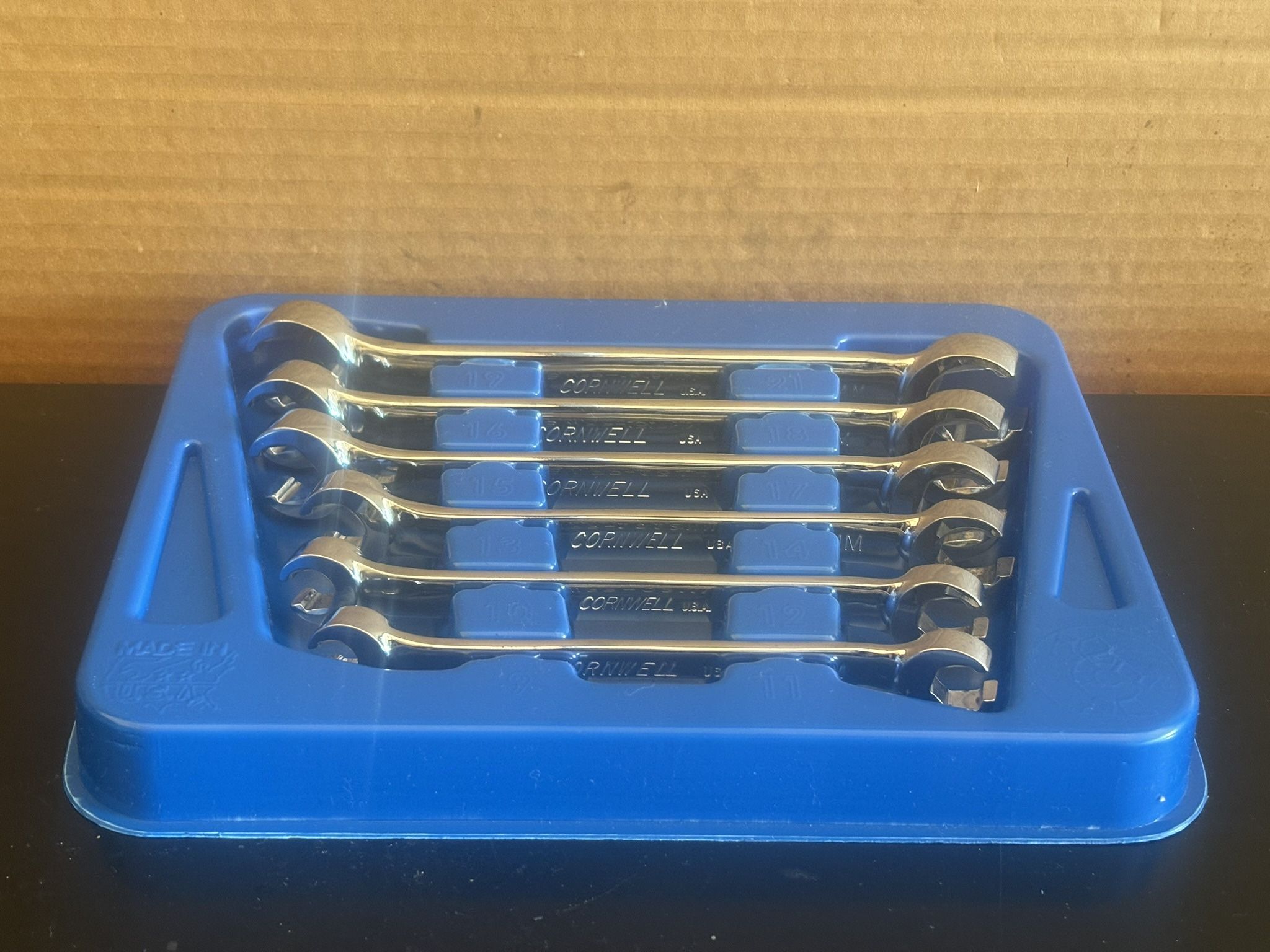 Cornwell Tools BWFMP6ST - 6 Piece Metric Double End Flare Nut Wrench Set