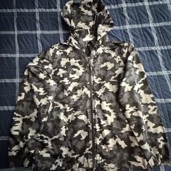 New Nike Camo Zip Up