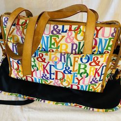 Dooney & Bourke Doodle Diaper/Laptop Bag