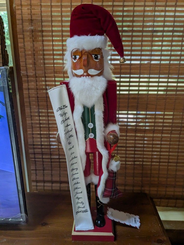 24" Santa Nutcracker - New - Boxed - List