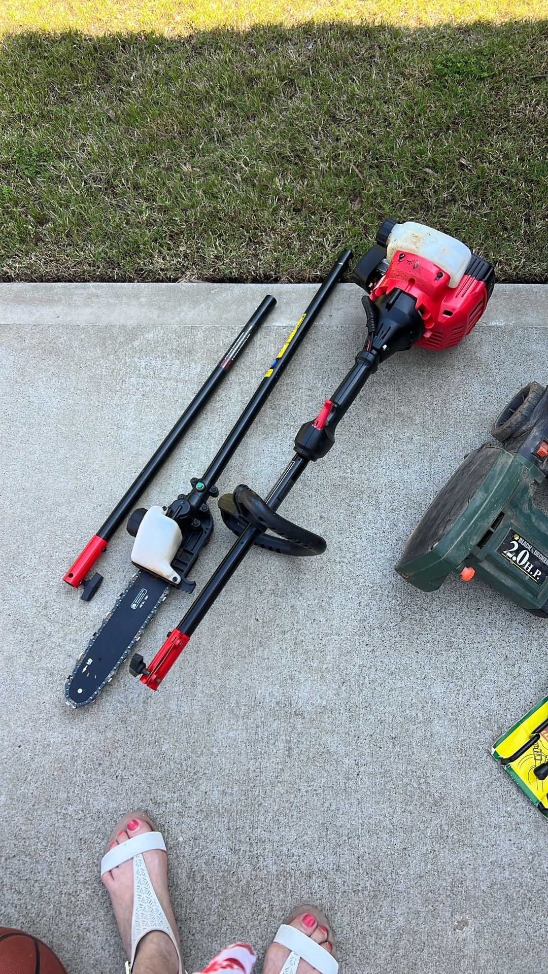 Electric Extendable Tree Branch Chain Pole