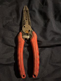 Wire Stripper Pliers with Red Handles
