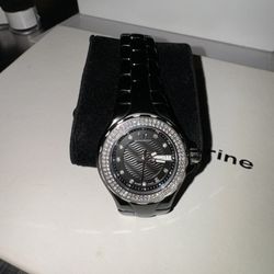 Techno Marine Unisex  1 Carat Swiss Diamonds Ceramic Watch 