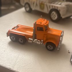 Toy Truck And Cap Orange 