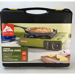 Ozark Trail Tabletop 1-Burner Butane Camping Stove