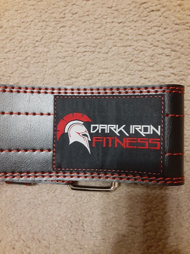 Dark Iron Weight Lifting Fitness Belt