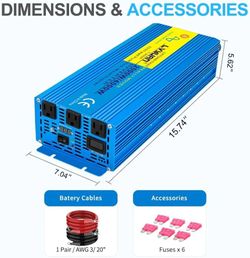LVYUAN 2000W/4000W Pure Sine Wave Inverter