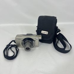 Canon Sure Shot 105 Zoom Date S AF 35mm Point & Shoot Film Camera Strap & Case