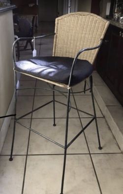 4 Bar Chairs w/ Cushion height 42” & Seat 29 height ( Each)