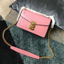 Pink Miu Miu Crossbody Chain Strap