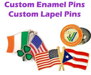 Custom/Personalized Enamel Pins, Business, Gifts, Lapel, Wedding, Foods