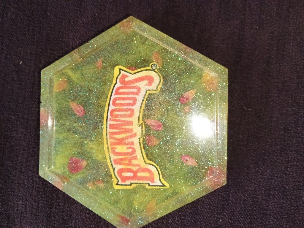 Handmade resin coasters & ashtray