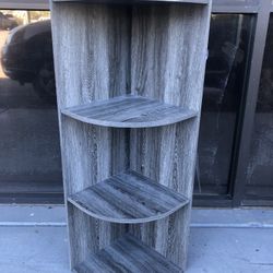 Gray Corner Shelves 