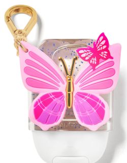 Bath & body Works Butterfly Hand Sanitizer Holder 