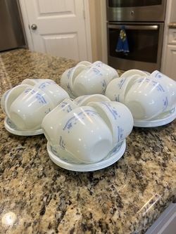 Classic Corelle Cups And Saucers