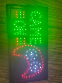 Game on sign led