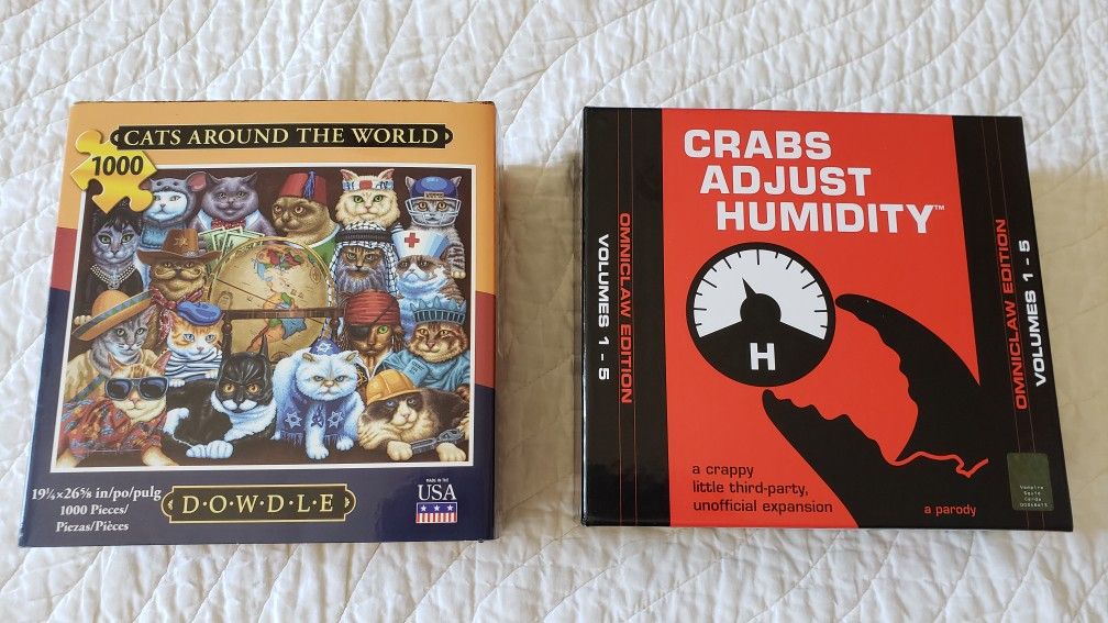 Cat Puzzle and Crabs Adjust Humidity game