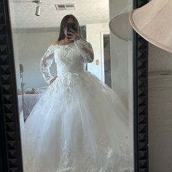 Wedding Dress / White Dress Size 16