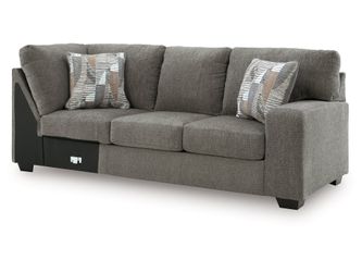 Clarington Greystone RAF Sofa w/Corner Wedge