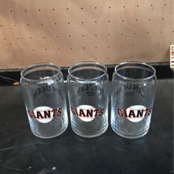 San Francisco Giants Collectible Glasses 