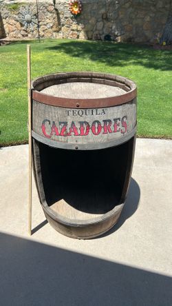 Tequila Cazadores Display Barrel
