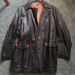 Vintage 1970s Style Leather Jacket
