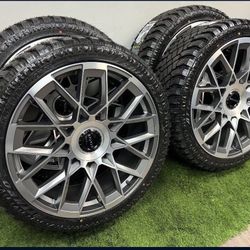 brand new 24 inch status wheels wrapped in atturo xt  tires 285/40R24