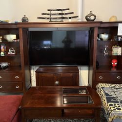 Entertainment Center And Coffee Table