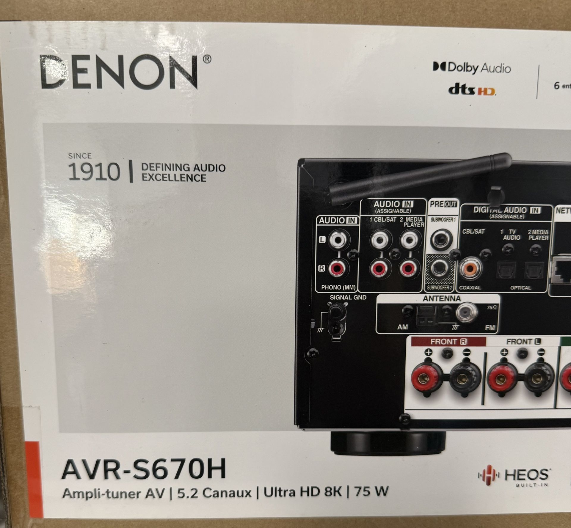 Denon AVR-S670H Tuner