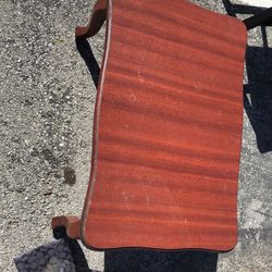 Small wood coffee table