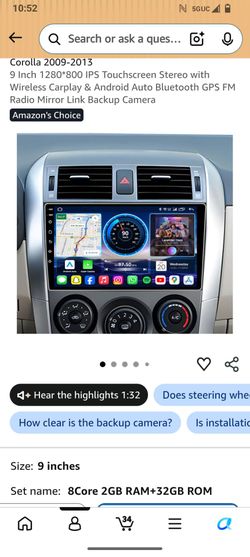 Corolla in dash navigator new in the box