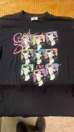 Vintage Rod Stewart 1989 Tour Black Tshirt