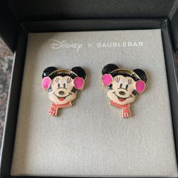 DISNEY X BAUBLEBAR MINNIE EARRINGS MINNIE MOUSE EARRING DISNEY EARRINGS NEW CHRISTMAS MINNIE