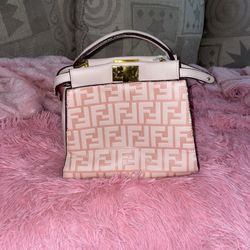 PINK F PURSE 