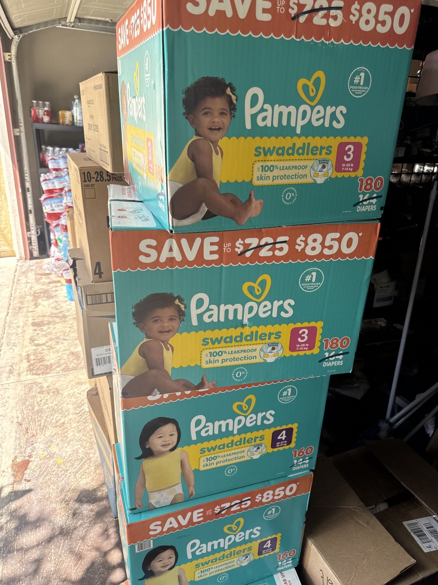 Pamper Diapers Size 3 And 4