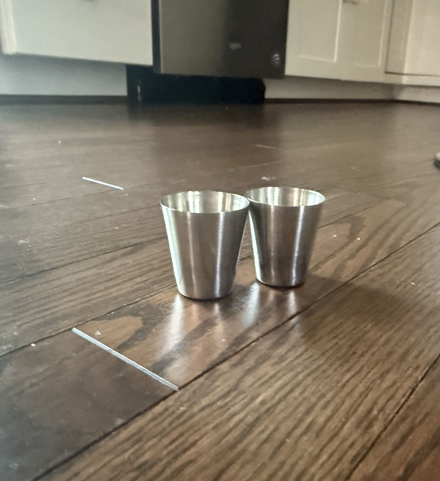 10 Pc Stainless Steel Shot Glasses 1oz (30ml)