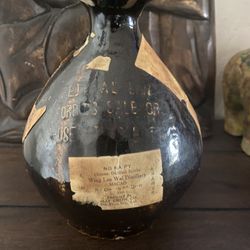 Vintage Wing Lee Wai Hong Kong Liquor Jug / Bottle