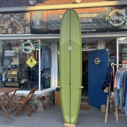 9.4’ Green Noserider (Bezel Nose) by Mas Surfboards