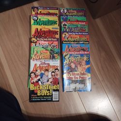 12 Disney Adventures Magazines Feb 1998-Winter 1999