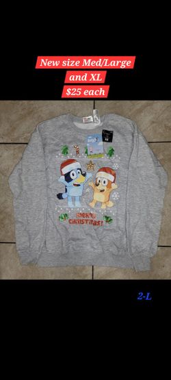 New Kids Bluey Sweater Size MED/LARGE and XL for ONLY $20 each