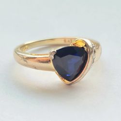 Blue Sapphire Size 7 Ring