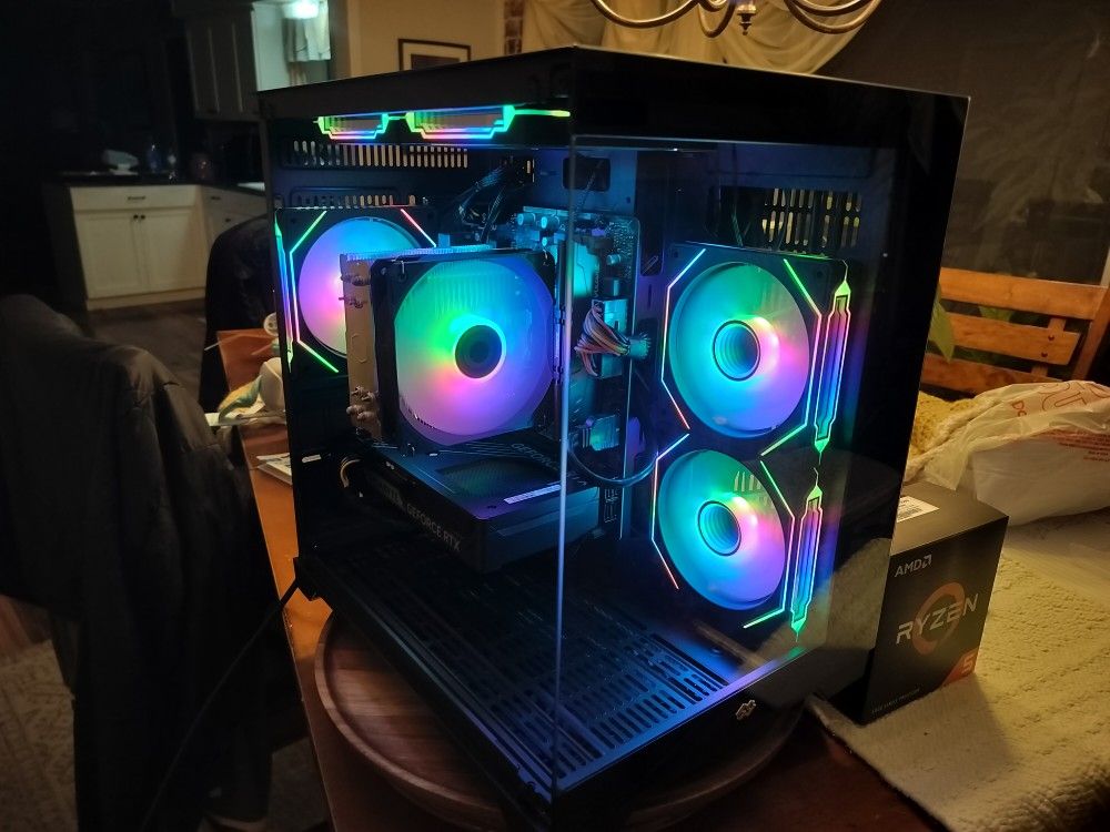 Rtx5060 AMD Ryzen 5 5500 16gb 3200mhz Ddr4 Ram 1tb Ssd Gaming Pc.