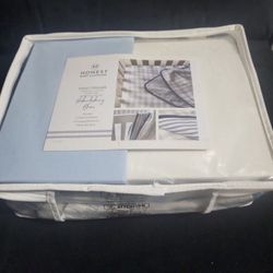 Sweet Dreams 5 Piece Crib  Bedding Set By Honest Baby Clothing  Huckeberry Blues