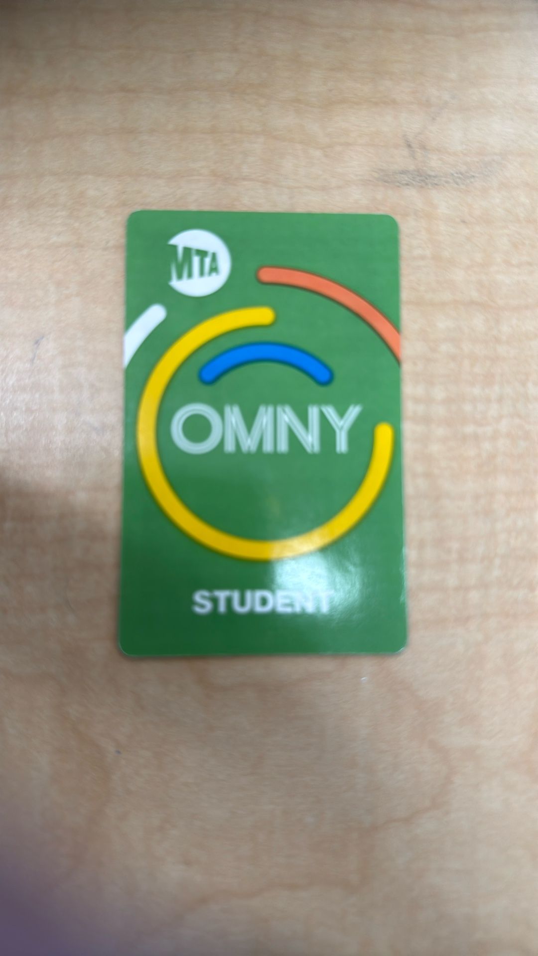 green Toy Card 0mny (4 Rides A Day Expires September 2025