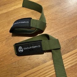Gym Reapers Olive Green Lifting Straps