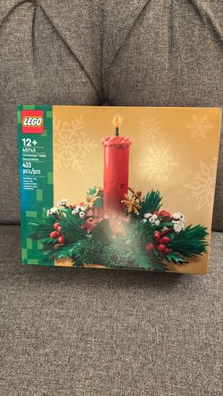 New Lego Christmas Table Decoration Candle