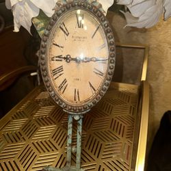 Antique Clock with Stand 