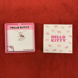Hello Kitty Fine Silver Plated Necklace