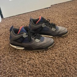 Nike Air Jordan 4 Retro Winterized Loyal Blue Size Men 13